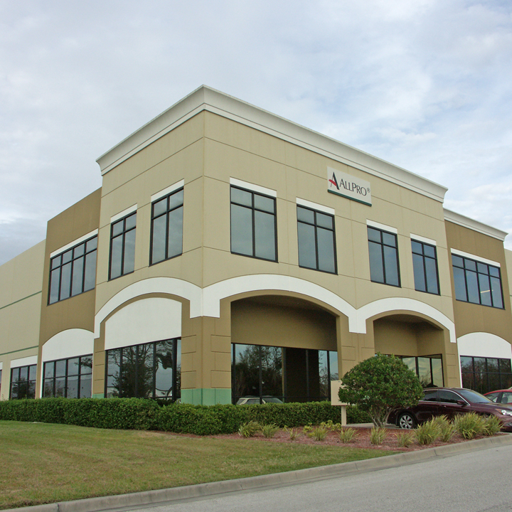A photo of the ALLPRO Corporate office.